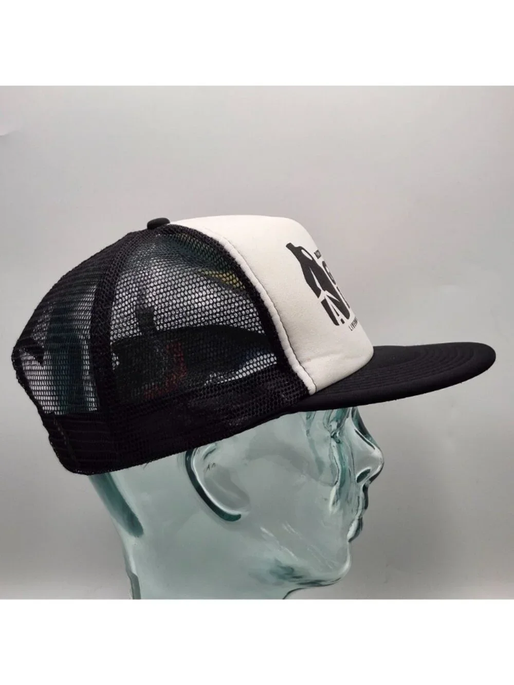 Altamont Beer Works Growl Local Snapback Trucker Hat Black White Livermore CA